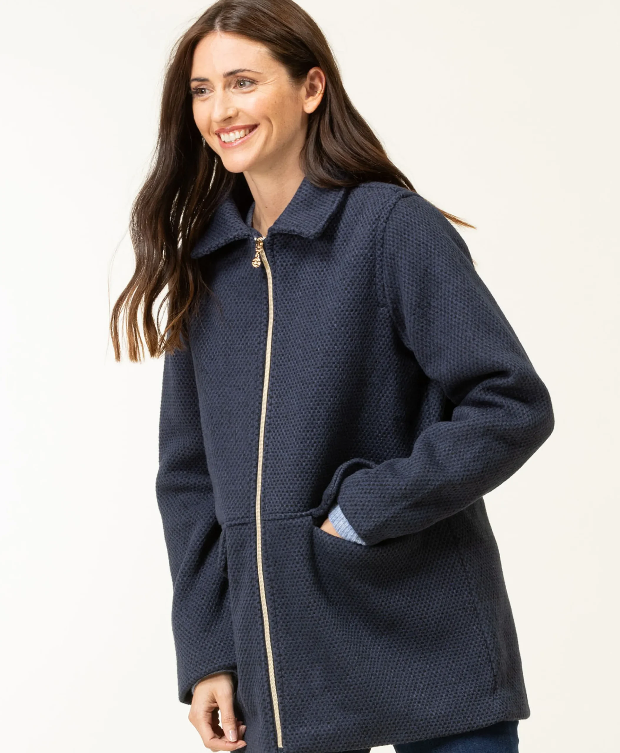 MANTEAU INDIGO XALAM