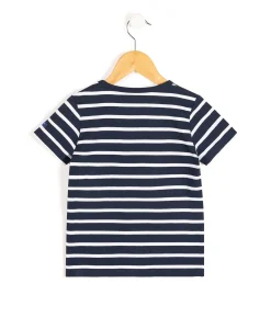 MARINIERE MC FOND INDIGO RAYE BLANC AQOI