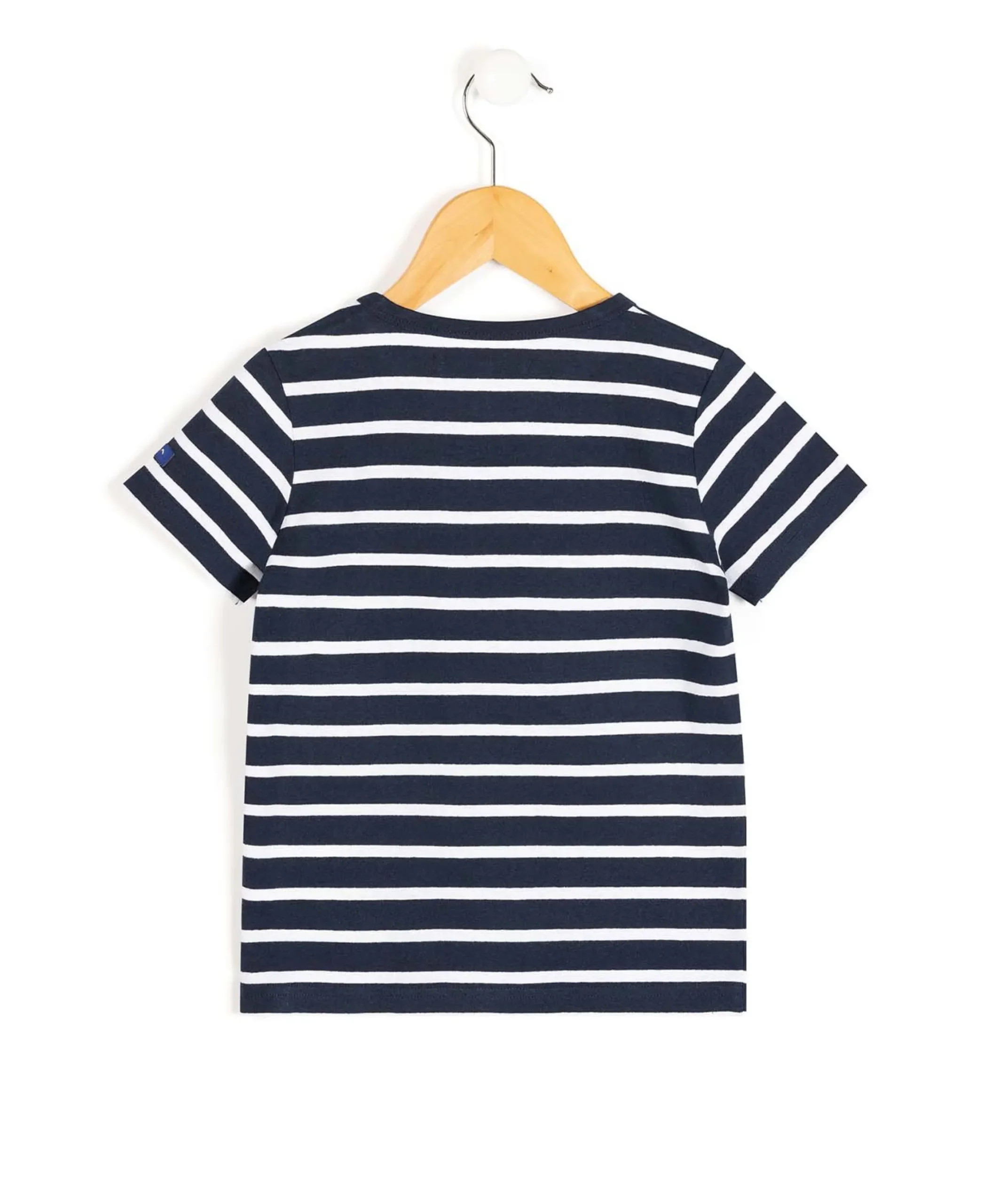 MARINIERE MC FOND INDIGO RAYE BLANC AQOI