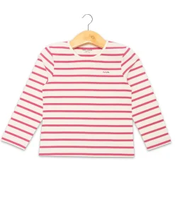MARINIERE ML FOND GREGE RAYE ROSE ECOFIL