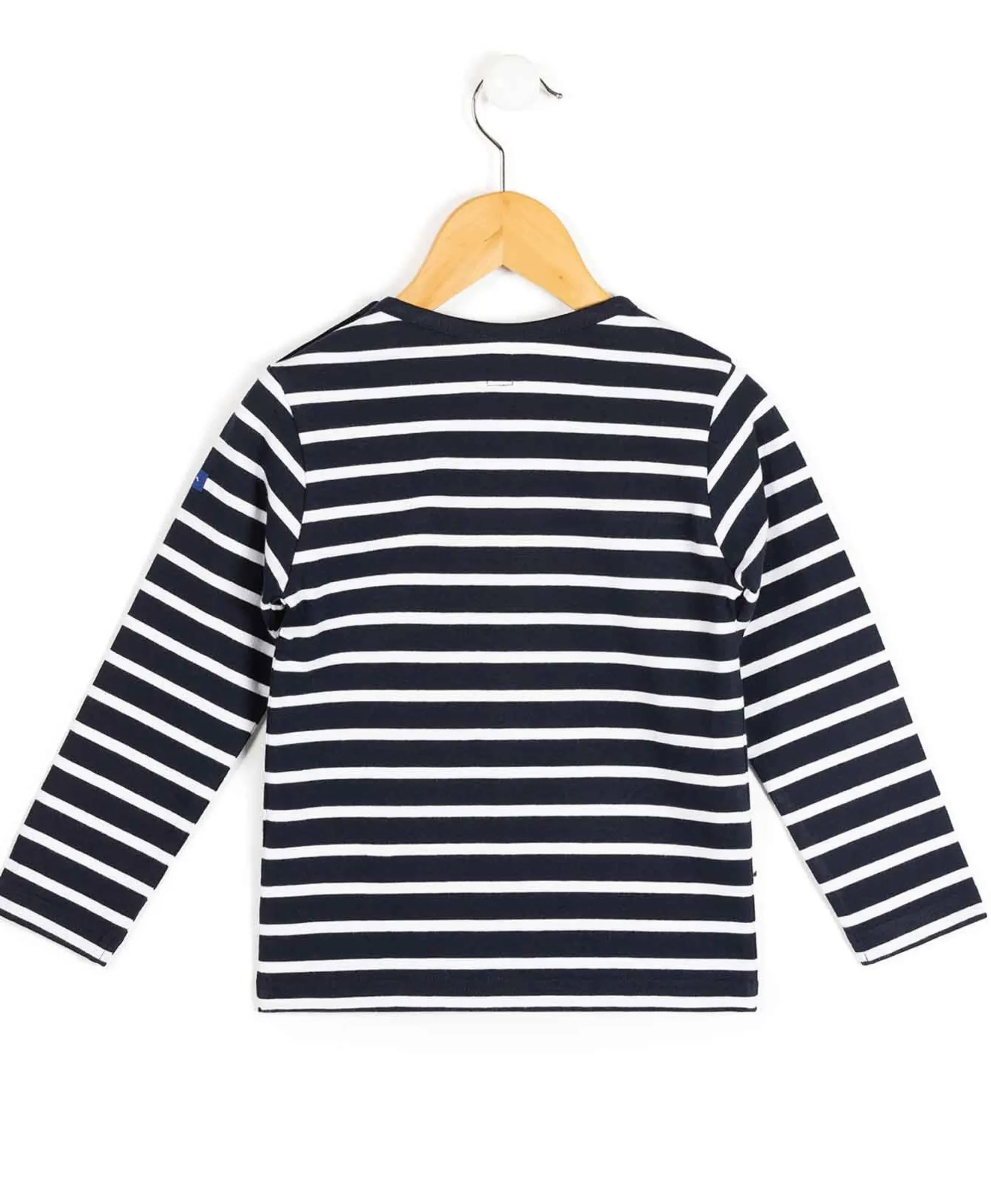 MARINIERE ML FOND MARINE RAYE BLANC OPT CABATAGE