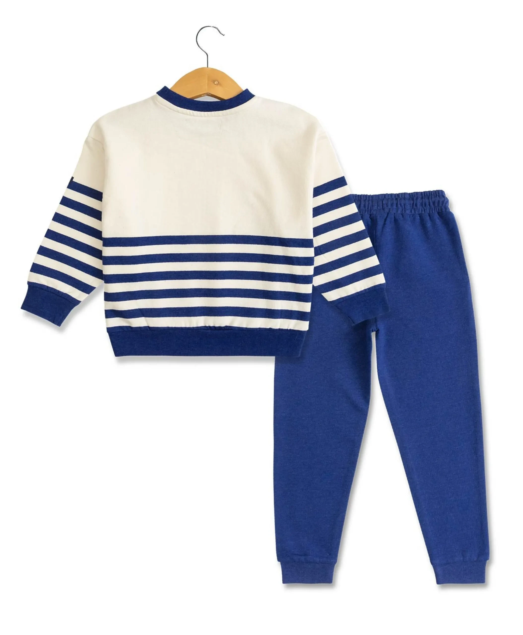 PANTALON + HAUT BLEU VIF WARRANT