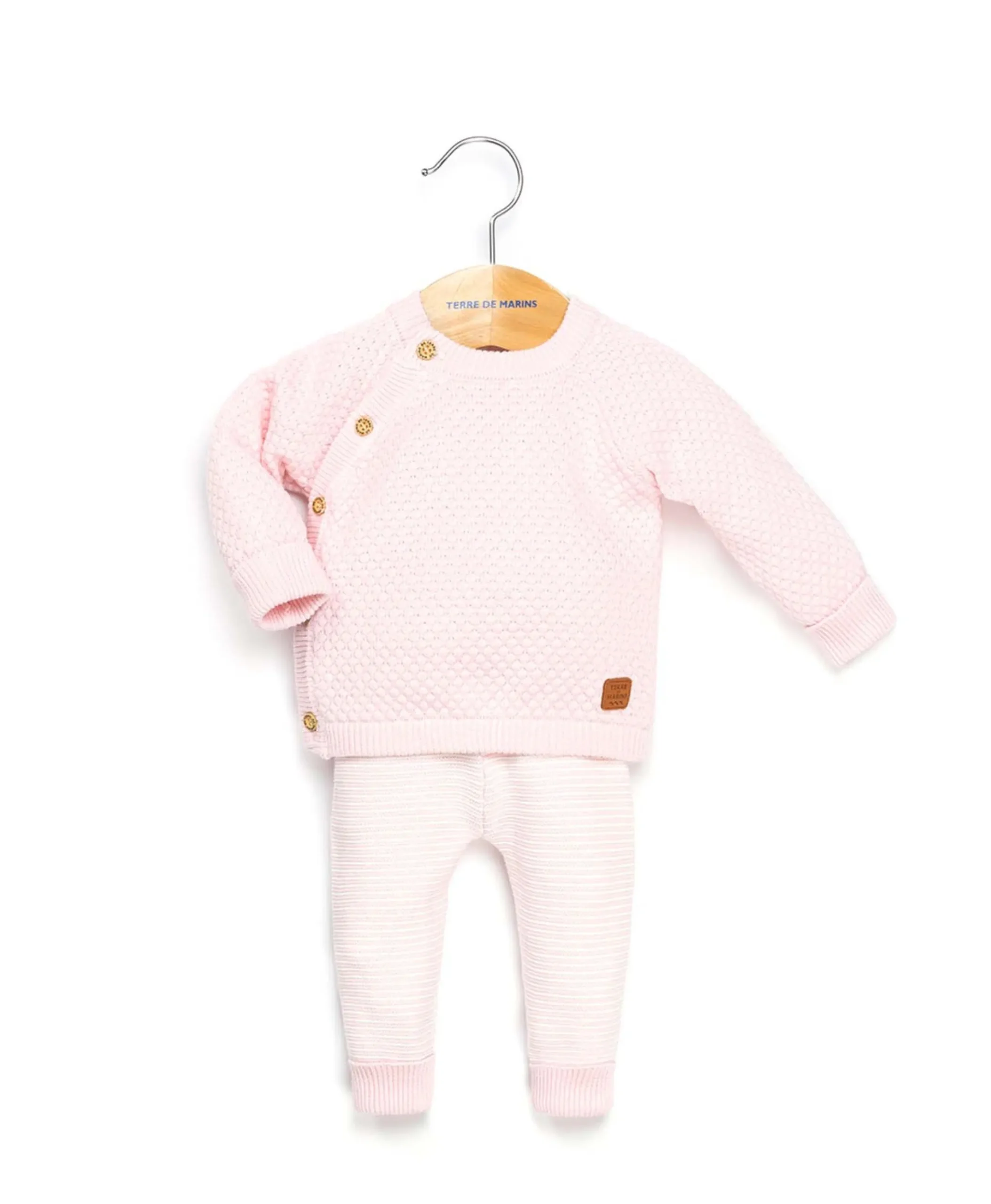 PANTALON + HAUT ROSE PALE MIRAKLE