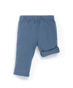 PANTALON BLEU BLANCHI CORINI