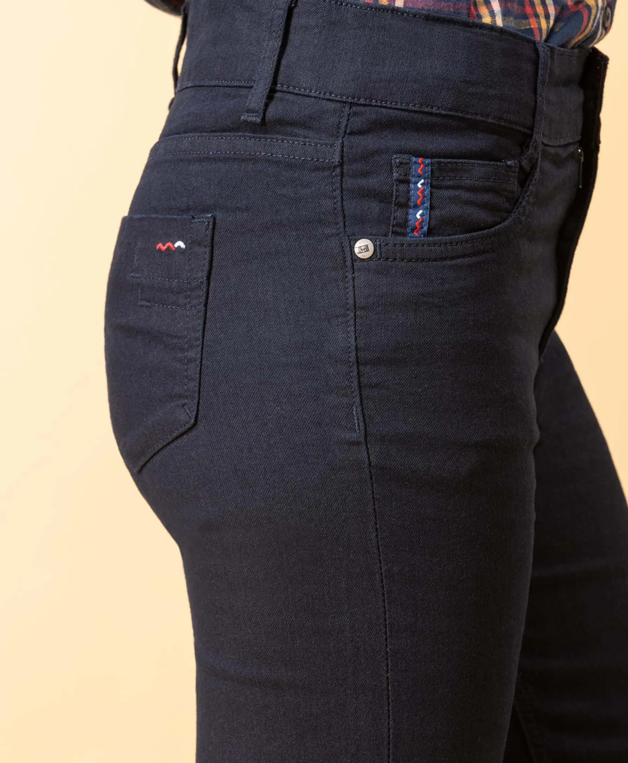 PANTALON DENIM BLEU COMKOMO