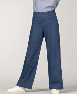 PANTALON DENIM BLEU PAGANA