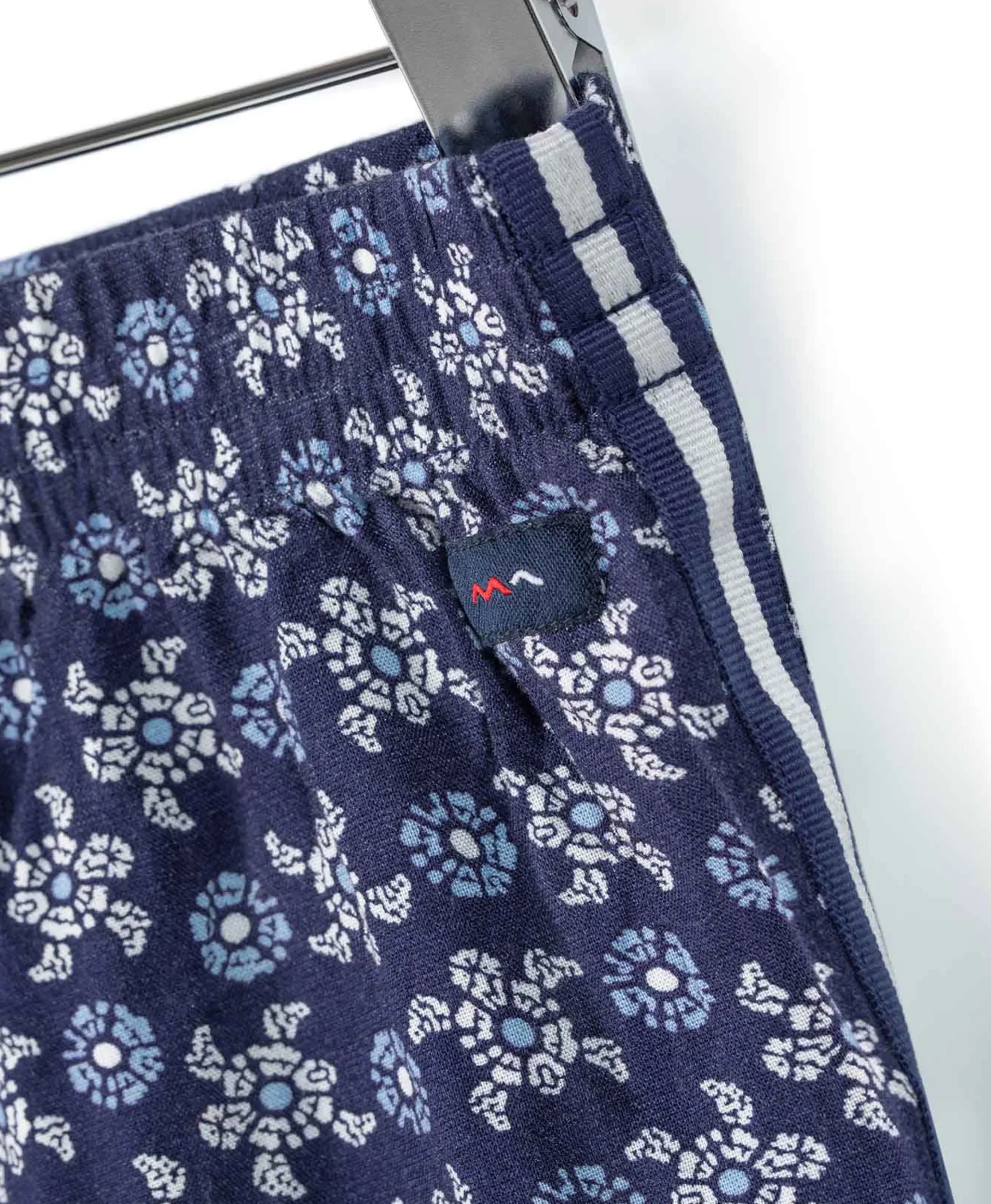PANTALON IMPRIME FOND MARINE MAILYS