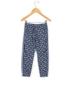 PANTALON IMPRIME FOND MARINE MAILYS