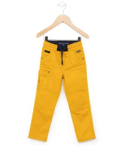 PANTALON JAUNE MOUTARDE COUSTER