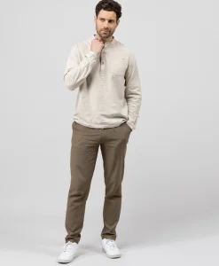 PANTALON VERT OLIVE LINDON