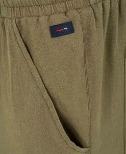 PANTALON VERT OLIVE LINDON