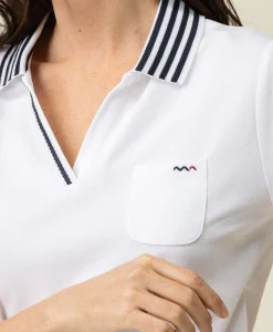 POLO MC BLANC OPTIQUE COLAY