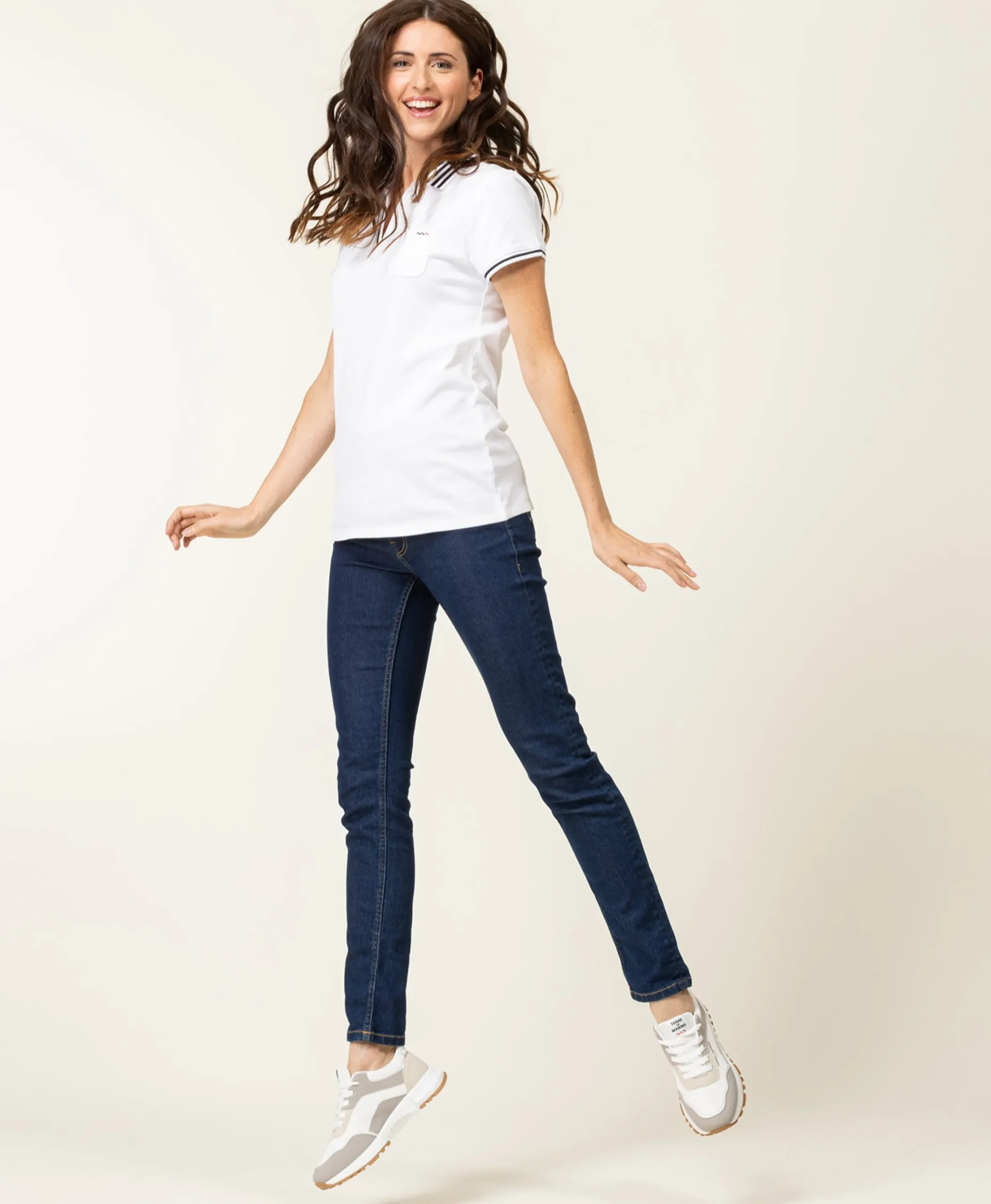 POLO MC BLANC OPTIQUE COLAY