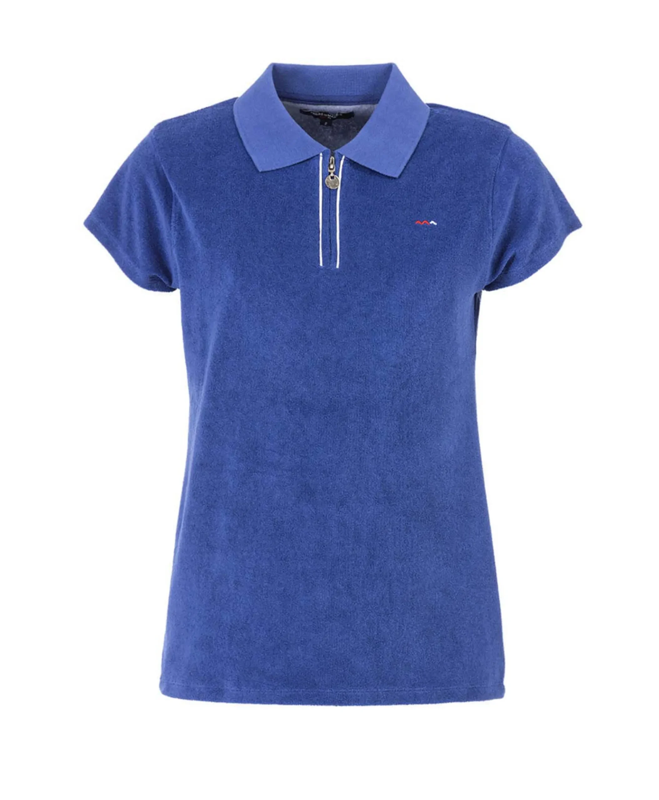 POLO MC BLEU OUTREMER CHINE CYANO
