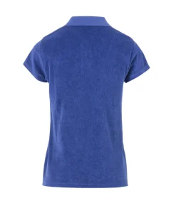 POLO MC BLEU OUTREMER CHINE CYANO