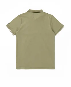 POLO MC INDIGO/VERT OLIVE CIMO