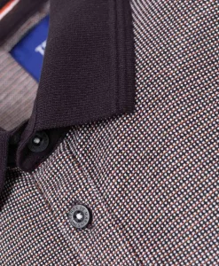 POLO MC JACQUARD NOIR COLDAN