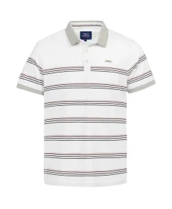 POLO MC RAYE FOND BLANC CEPLA