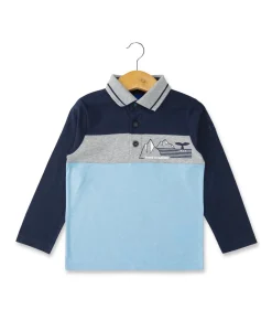 POLO ML BLEU GLACIER ODECOU
