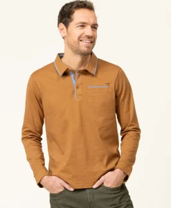 POLO ML CAMEL ORDON