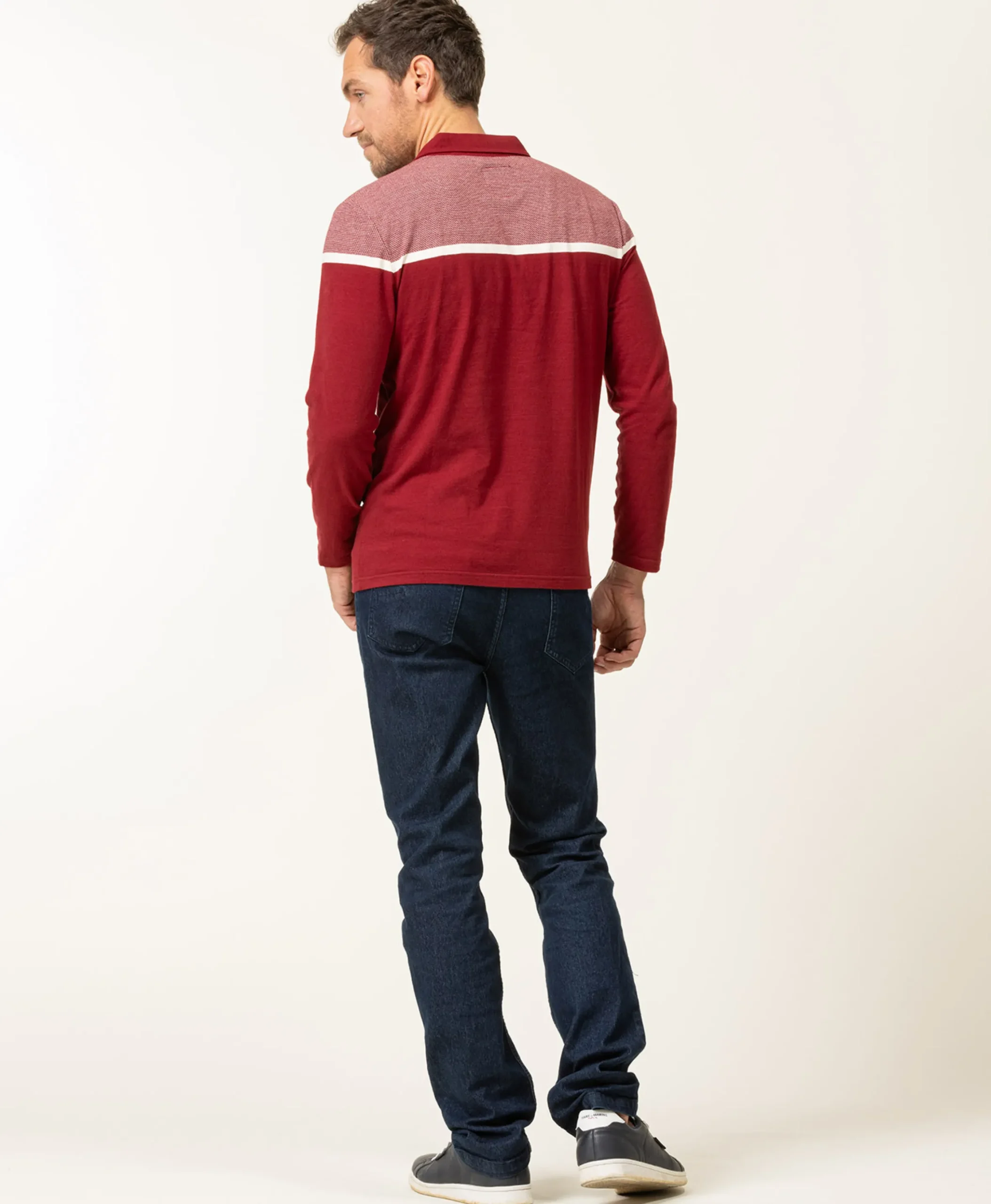 POLO ML GRENAT OJARI