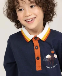 POLO ML INDIGO CALABRA