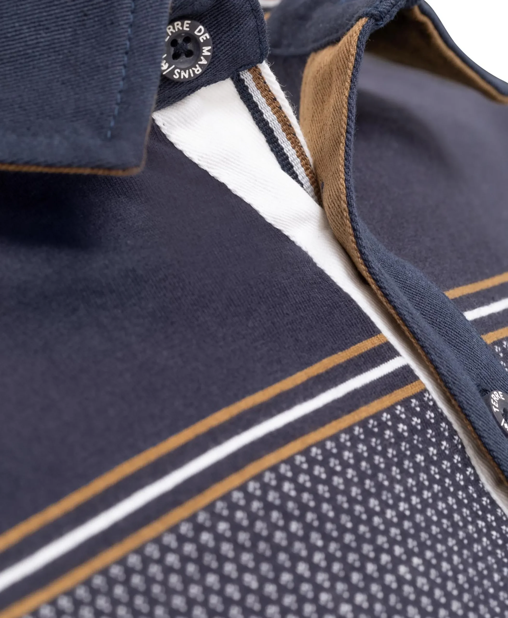 POLO ML INDIGO DERAN
