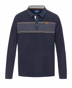 POLO ML INDIGO DERAN