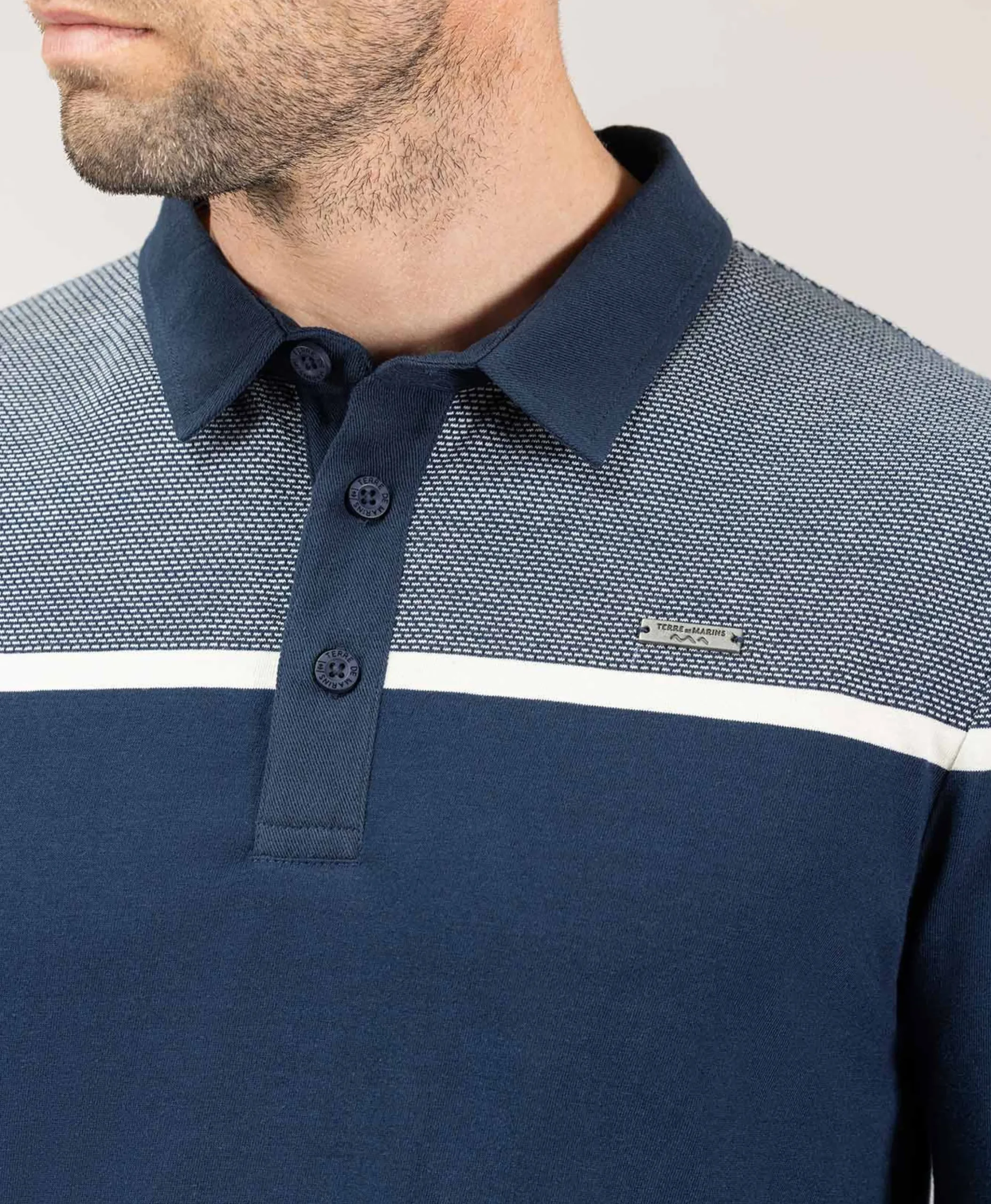 POLO ML INDIGO OJARI