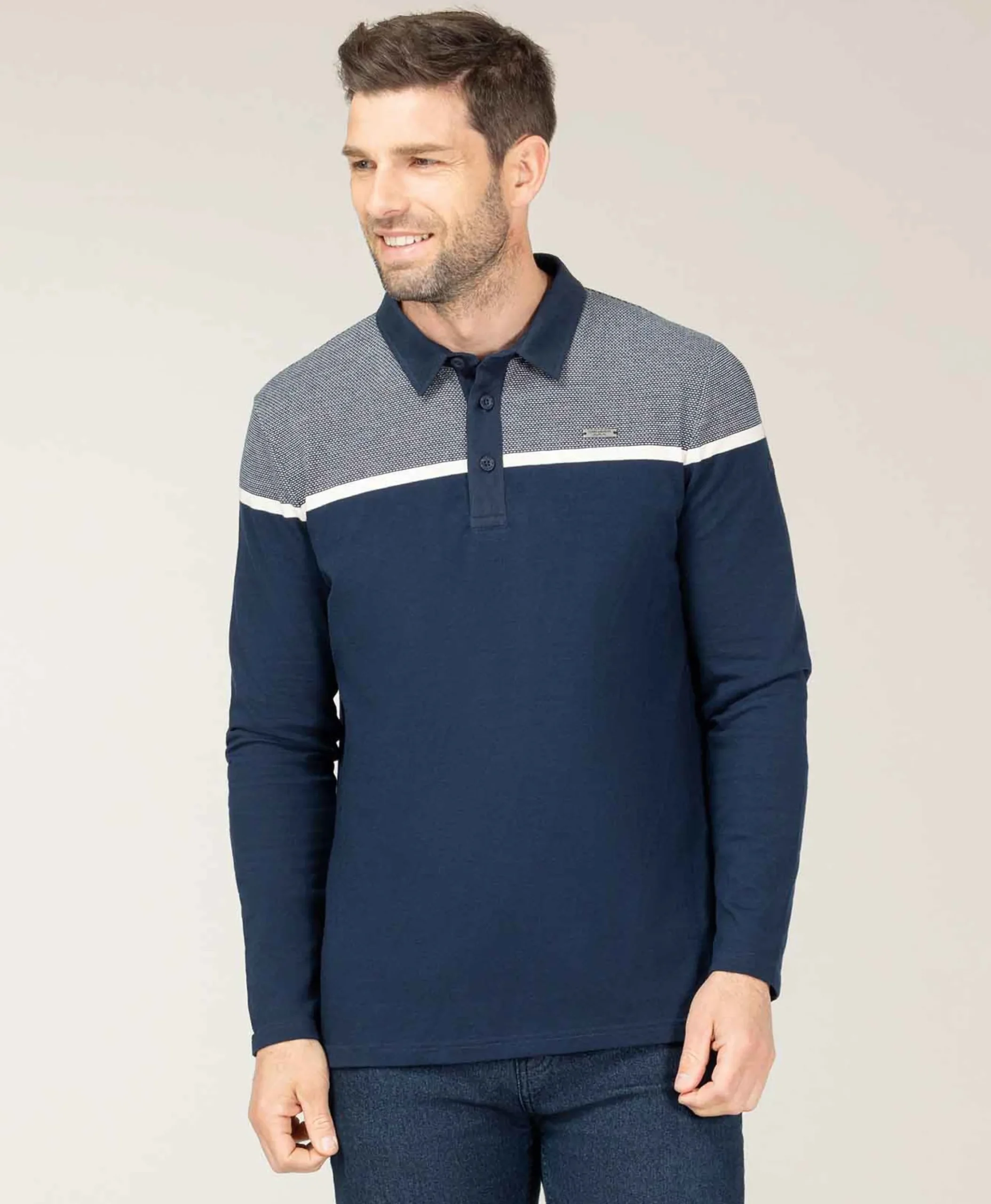 POLO ML INDIGO OJARI