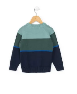 PULL BLEU / VERT BULI