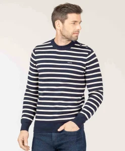 PULL FOND INDIGO RAYE GREGE KARACLA