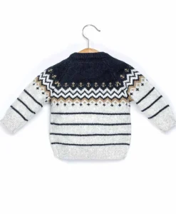 PULL GRIS CHINE PLOUFO