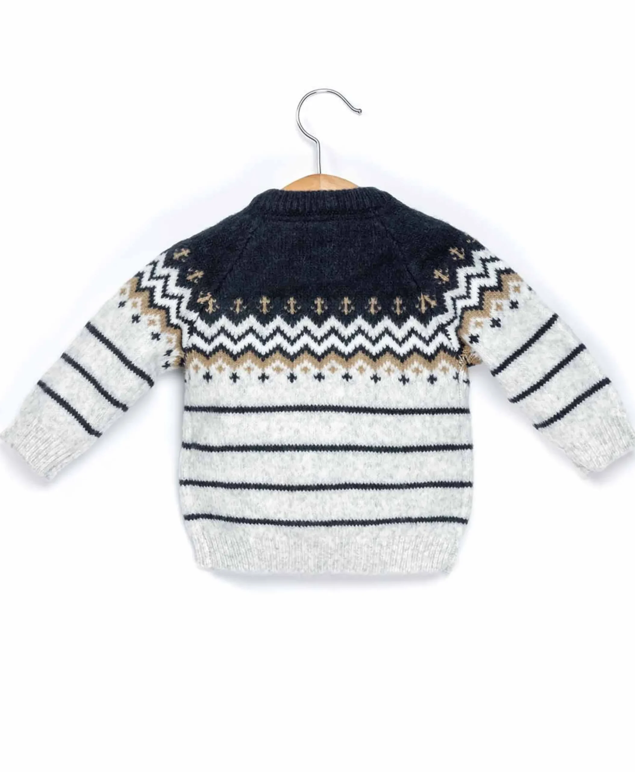 PULL GRIS CHINE PLOUFO