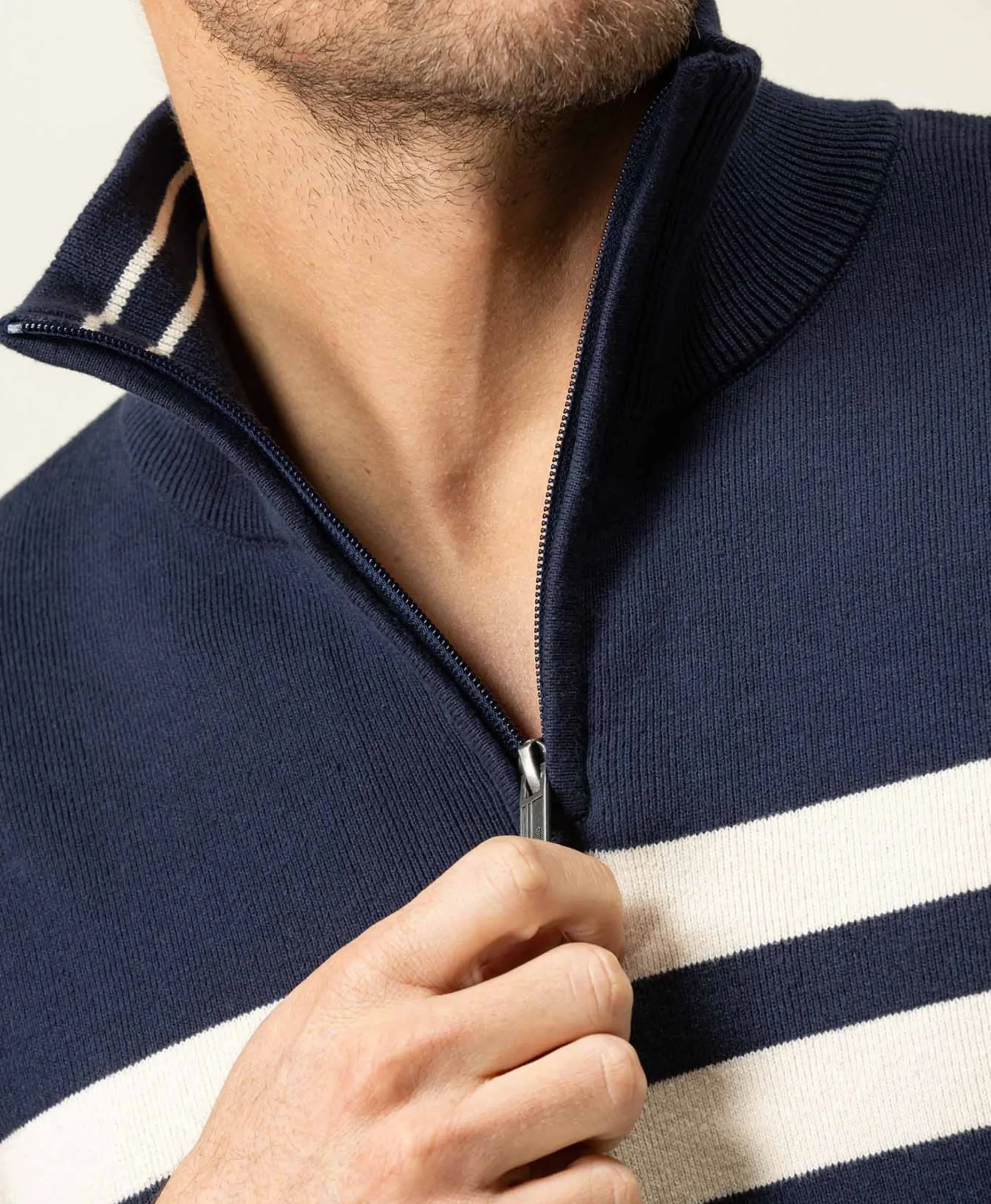 PULL INDIGO KORITAGE