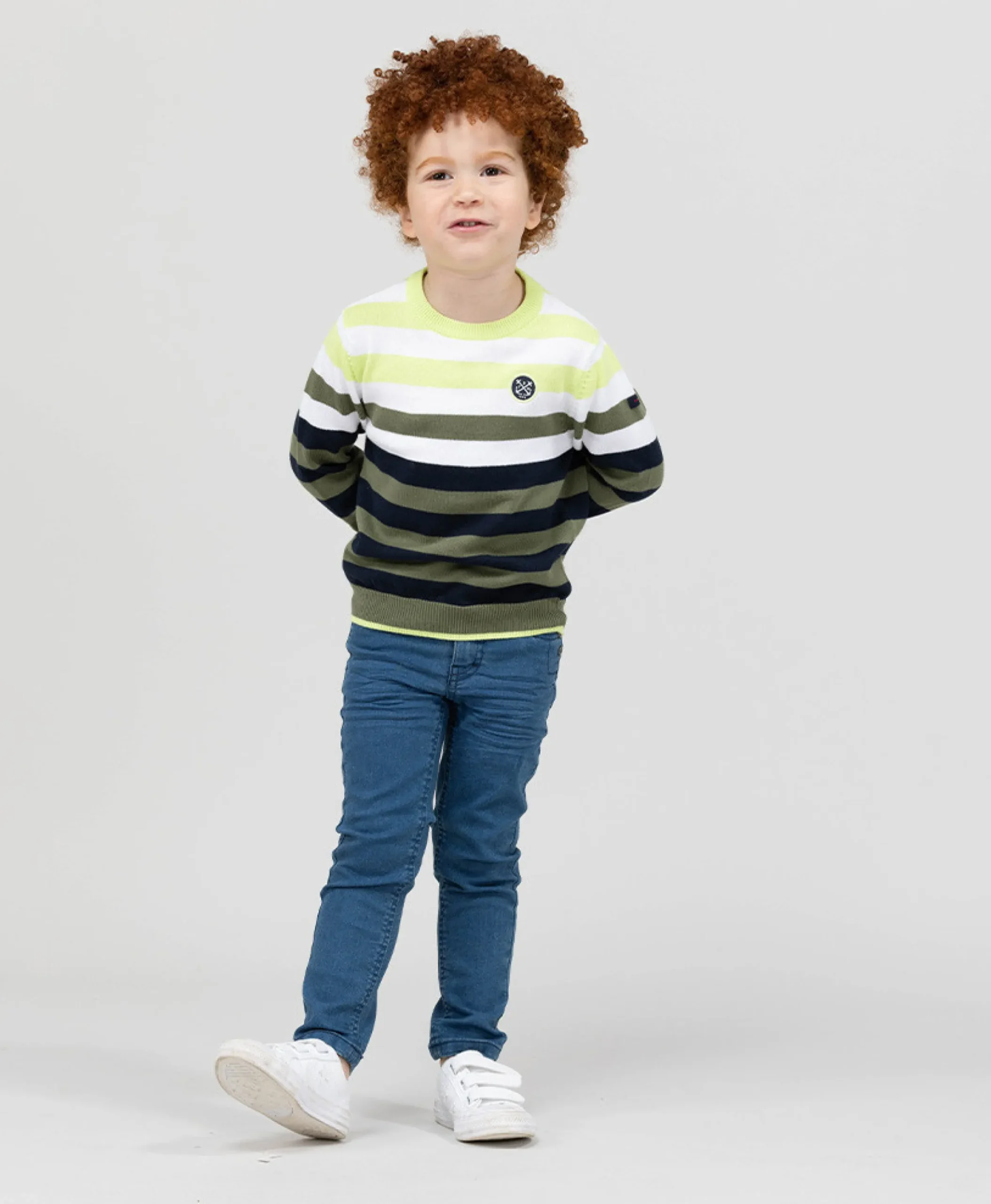 PULL RAYE MULTICOLORE HOMAR