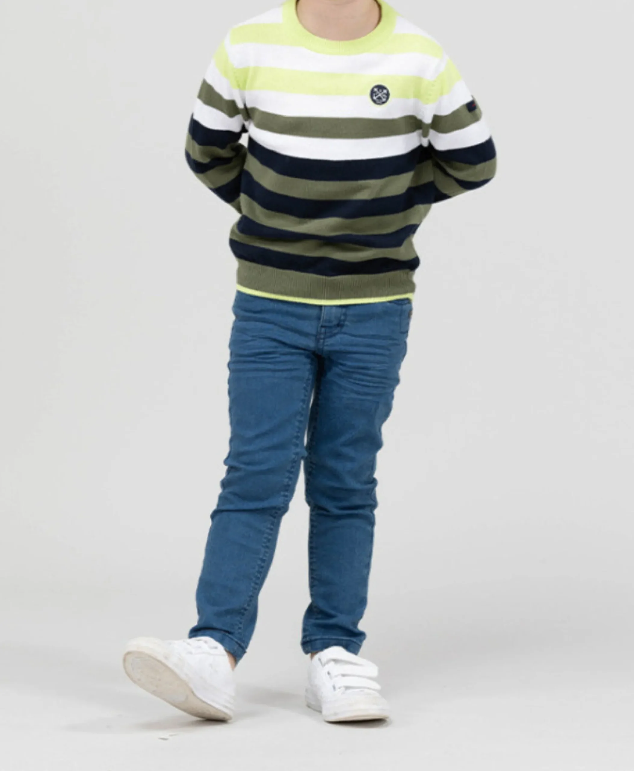 PULL RAYE MULTICOLORE HOMAR