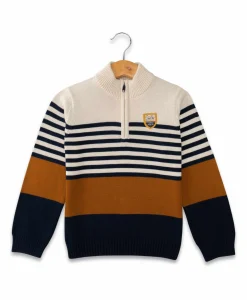 PULL RAYE MULTICOLORE KAMIONER