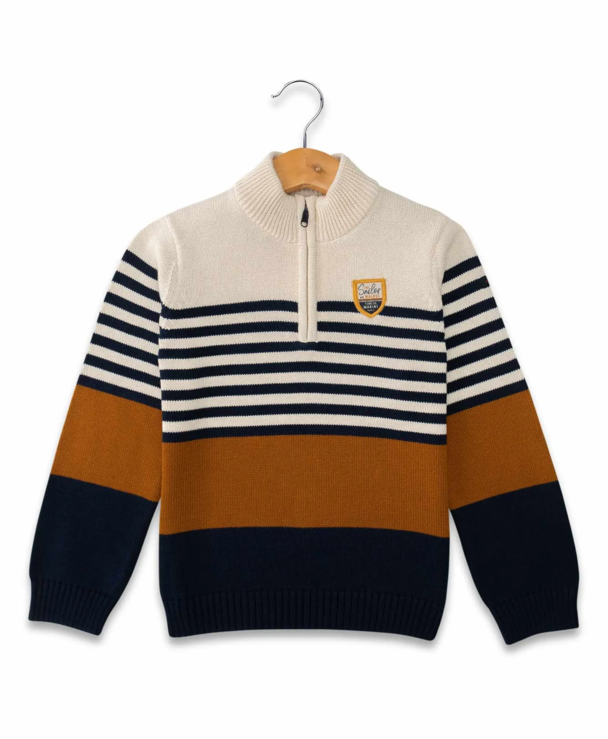 PULL RAYE MULTICOLORE KAMIONER