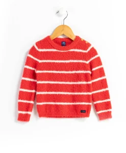PULL ROUGE FRAISE KARINA