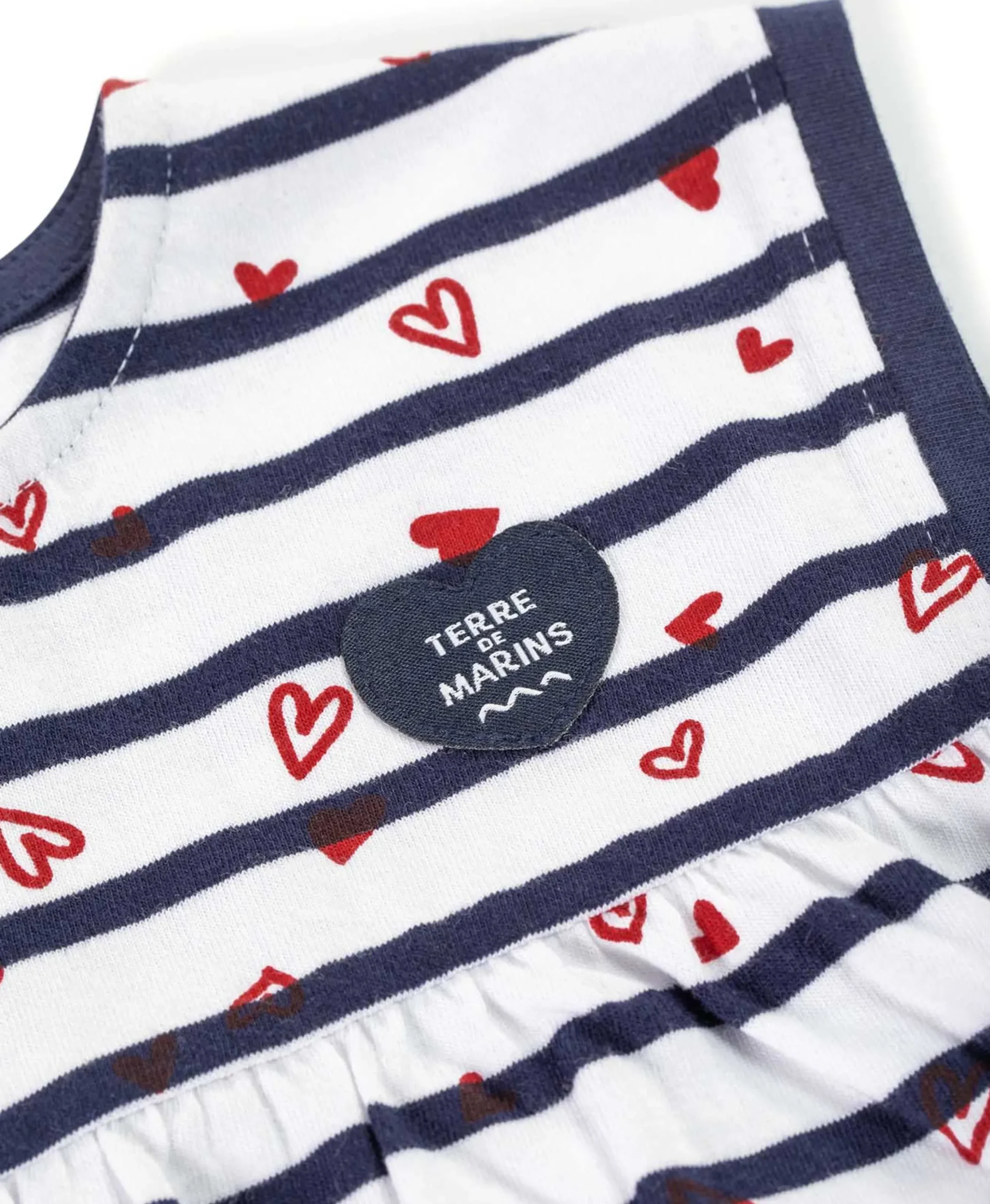 ROBE + BAS FOND BLANC RAYE INDIGO SHADI
