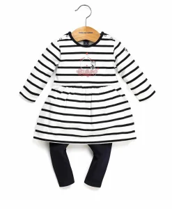 ROBE + BAS FOND NATUREL RAYE MARINE ETYLA