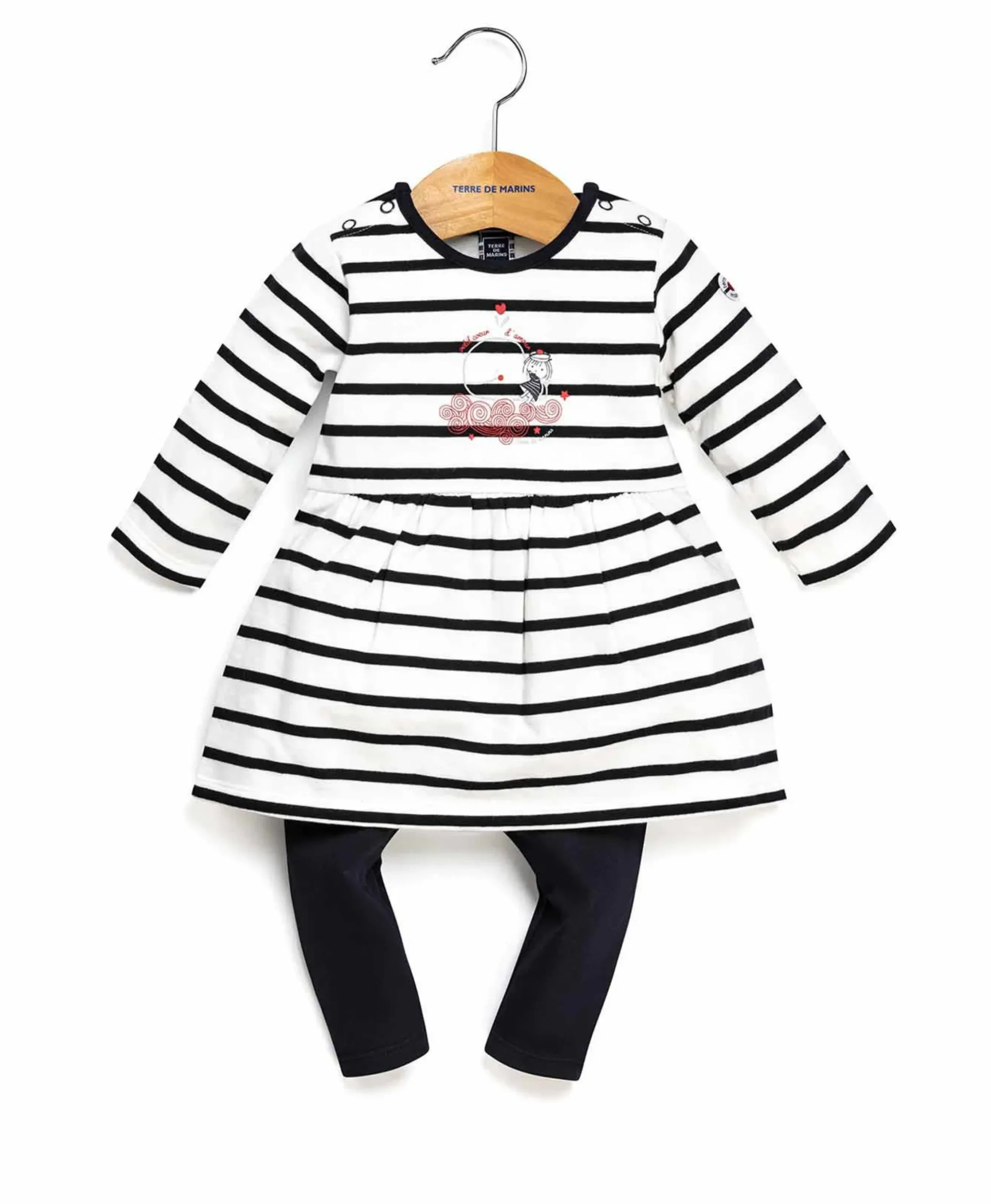 ROBE + BAS FOND NATUREL RAYE MARINE ETYLA