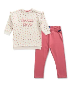 ROBE + BAS IMPRIME FOND GREGE EFOSINE