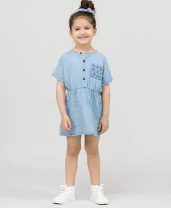 ROBE MC DENIM CLAIR POLINA