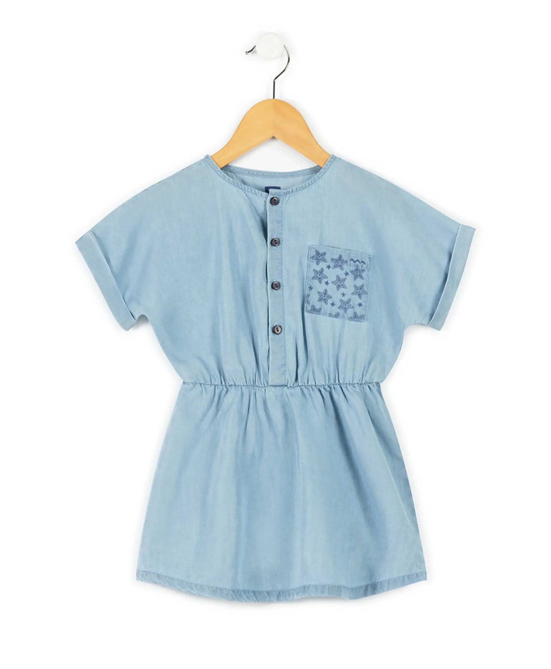 ROBE MC DENIM CLAIR POLINA