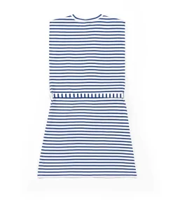 ROBE MC FOND GREGE RAYE BLEU RONRON