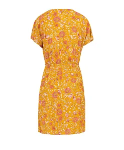ROBE MC IMPRIME JAUNE PARO