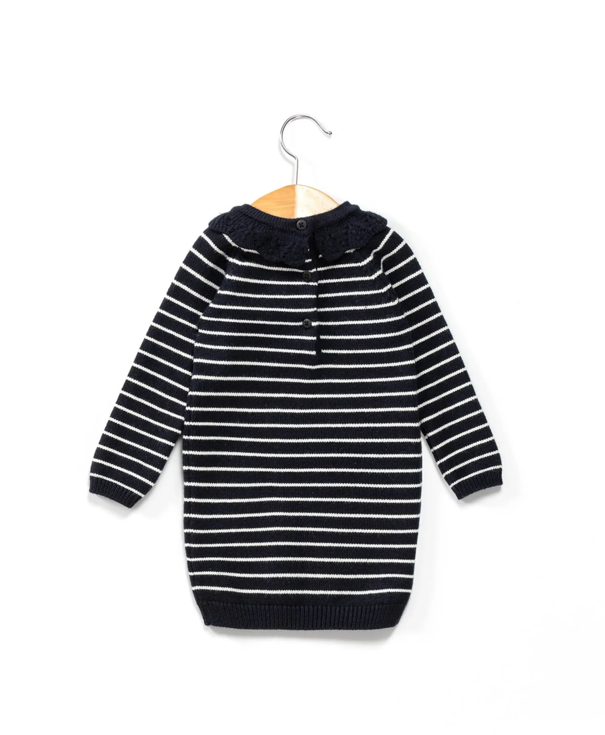 ROBE ML FOND INDIGO RAYE NATUREL RILOUTE