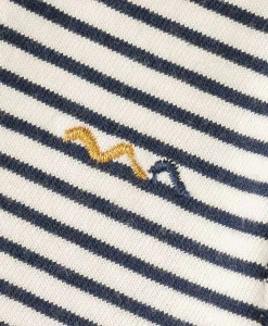 ROBE ML FOND NATUREL RAYE INDIGO ROSITAL